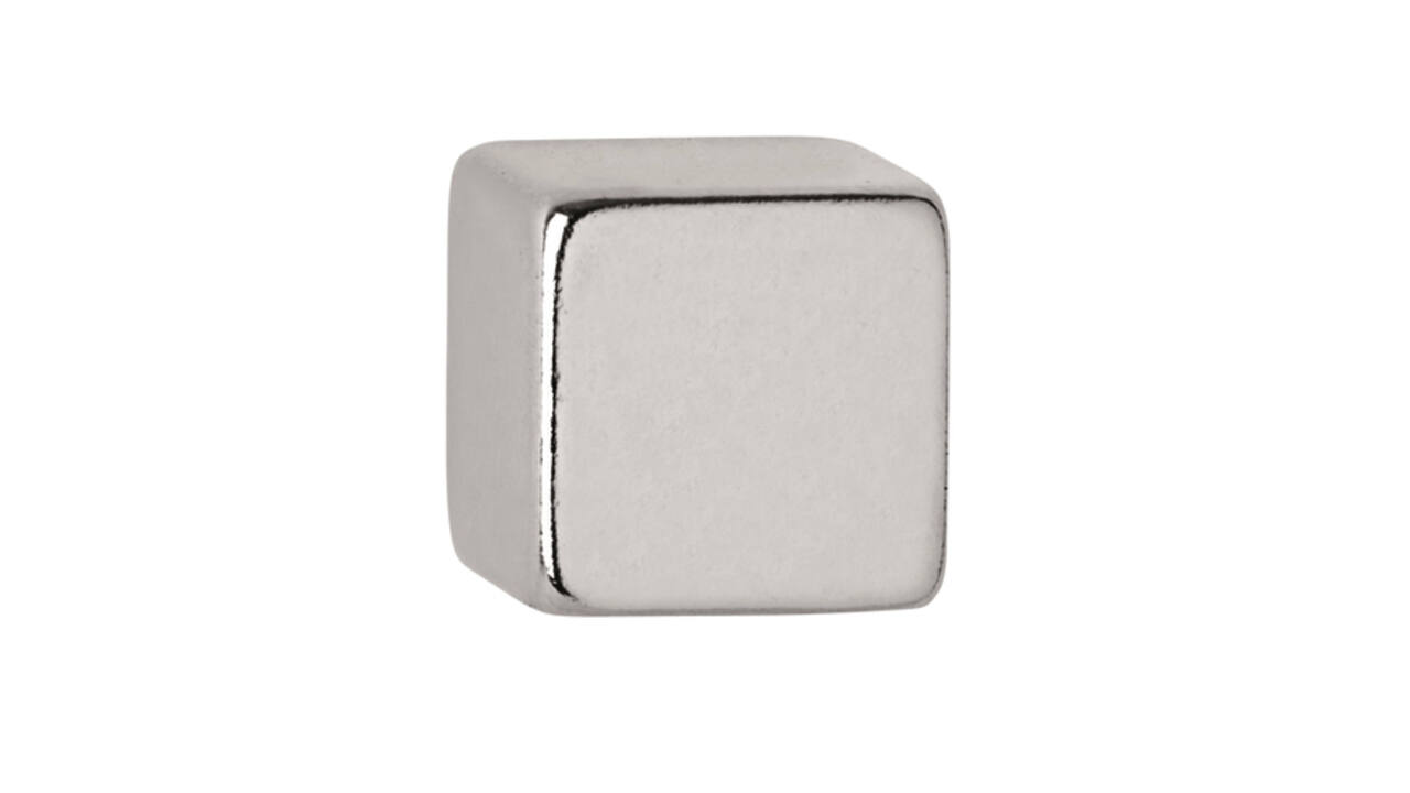 Magneet MAUL Neodymium kubus 10x10x10mm 3.8kg 10 stuks