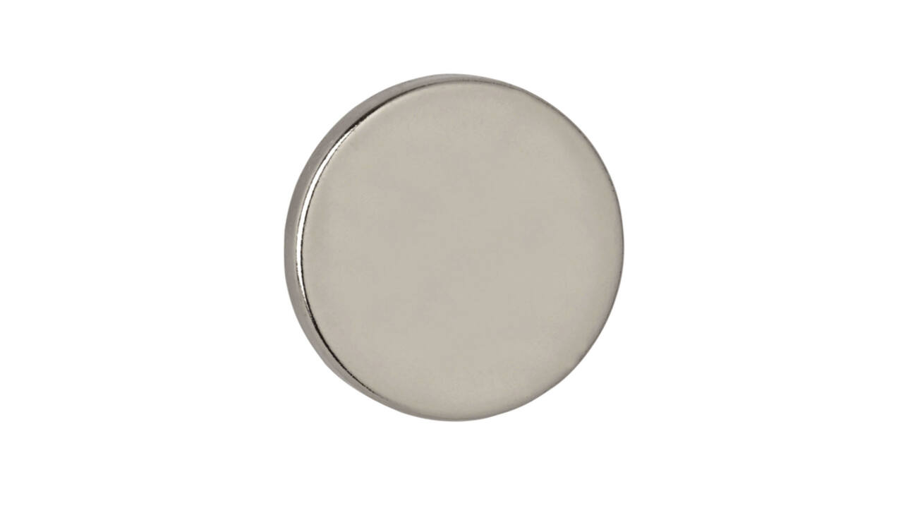 Magneet MAUL Neodymium rond 20x3mm 4.2kg 4 stuks