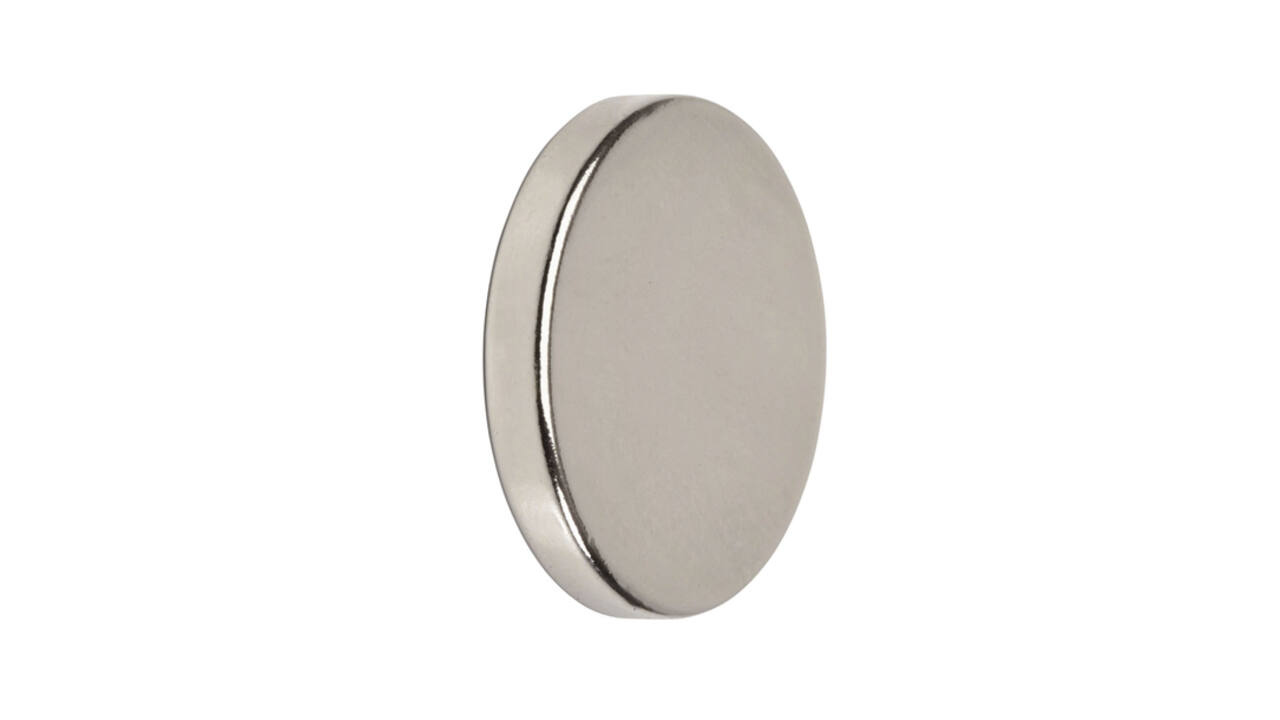 Magneet MAUL Neodymium rond 20x3mm 4.2kg 4 stuks