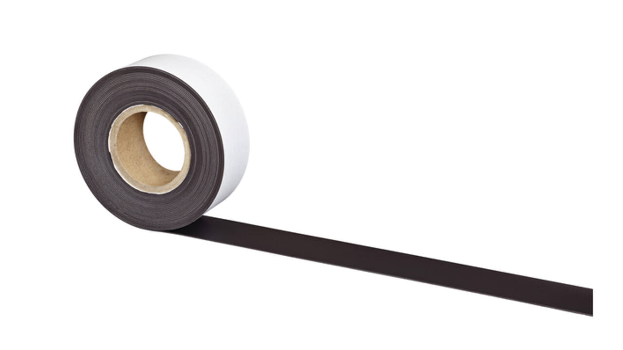 Magneetband MAUL 10mx60mmx1mm zelfklevend