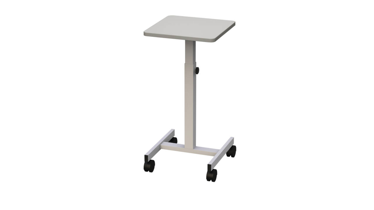 Mobiele tafel MAUL 37,5 x 39,0cm hoogte 64-100cm tot 20kg geremd