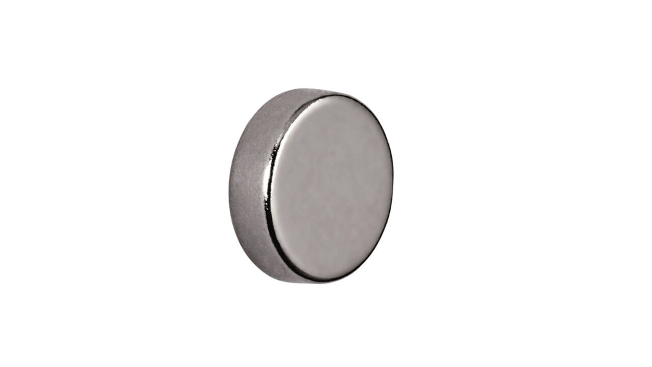 Magneet MAUL Neodymium rond 10x3mm 2kg 10 stuks