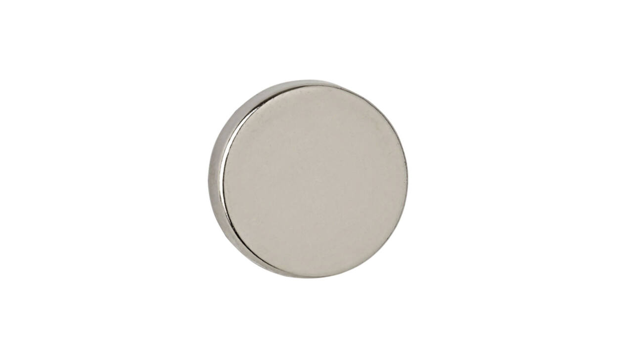 Magneet MAUL Neodymium rond 12x3mm 2.5kg 10 stuks