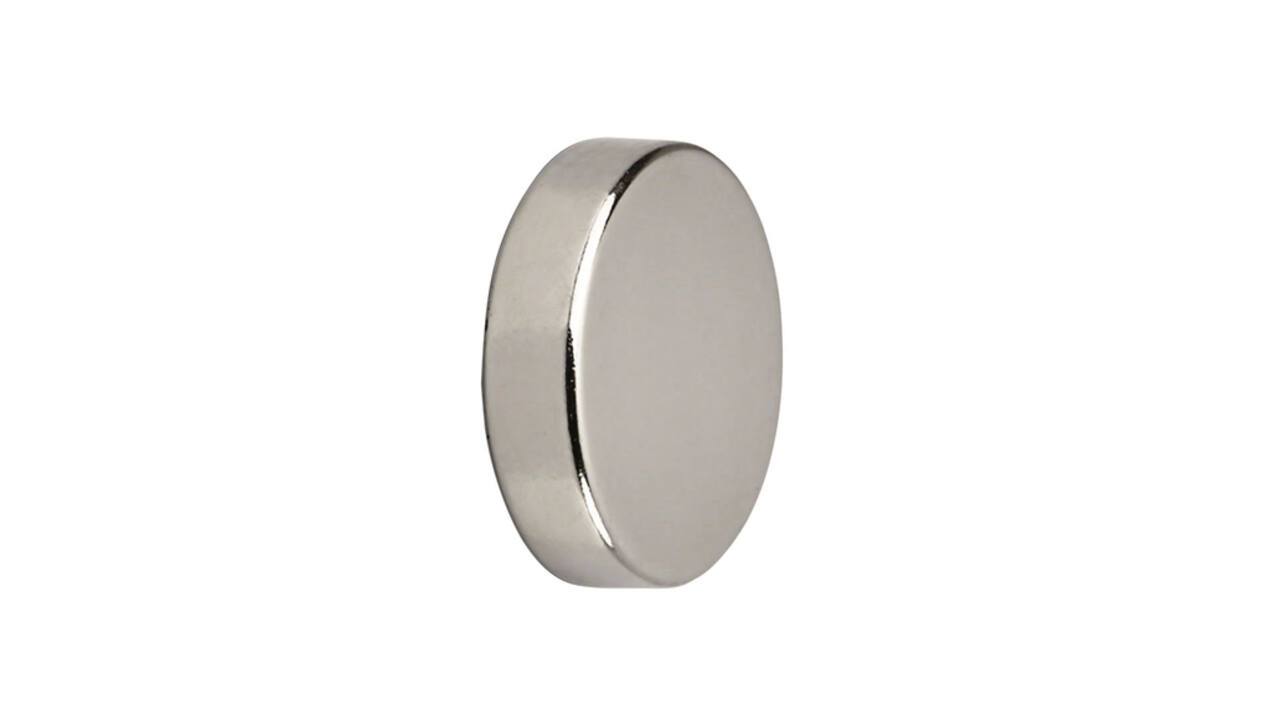 Magneet MAUL Neodymium rond 12x3mm 2.5kg 10 stuks