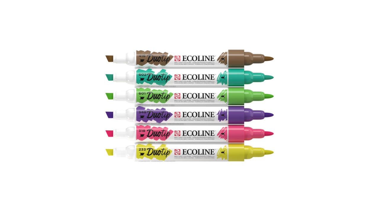 Duotip Talens Ecoline set à 6 stuks botanisch