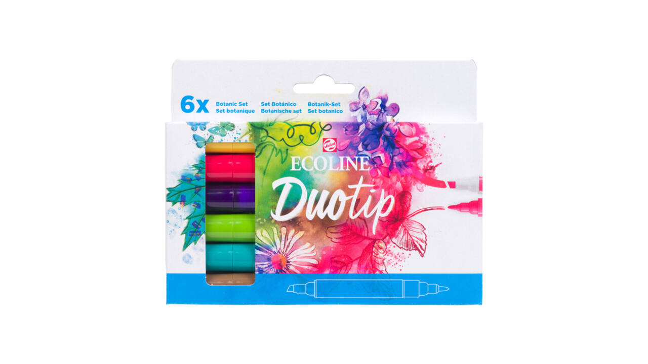 Duotip Talens Ecoline set à 6 stuks botanisch