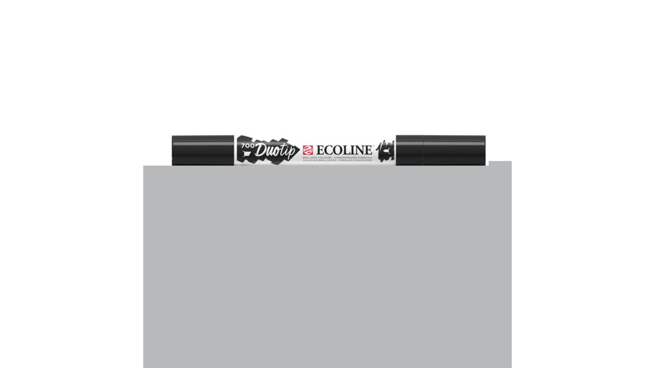 Duotip Talens Ecoline set à 3 stuks zwart en grijs