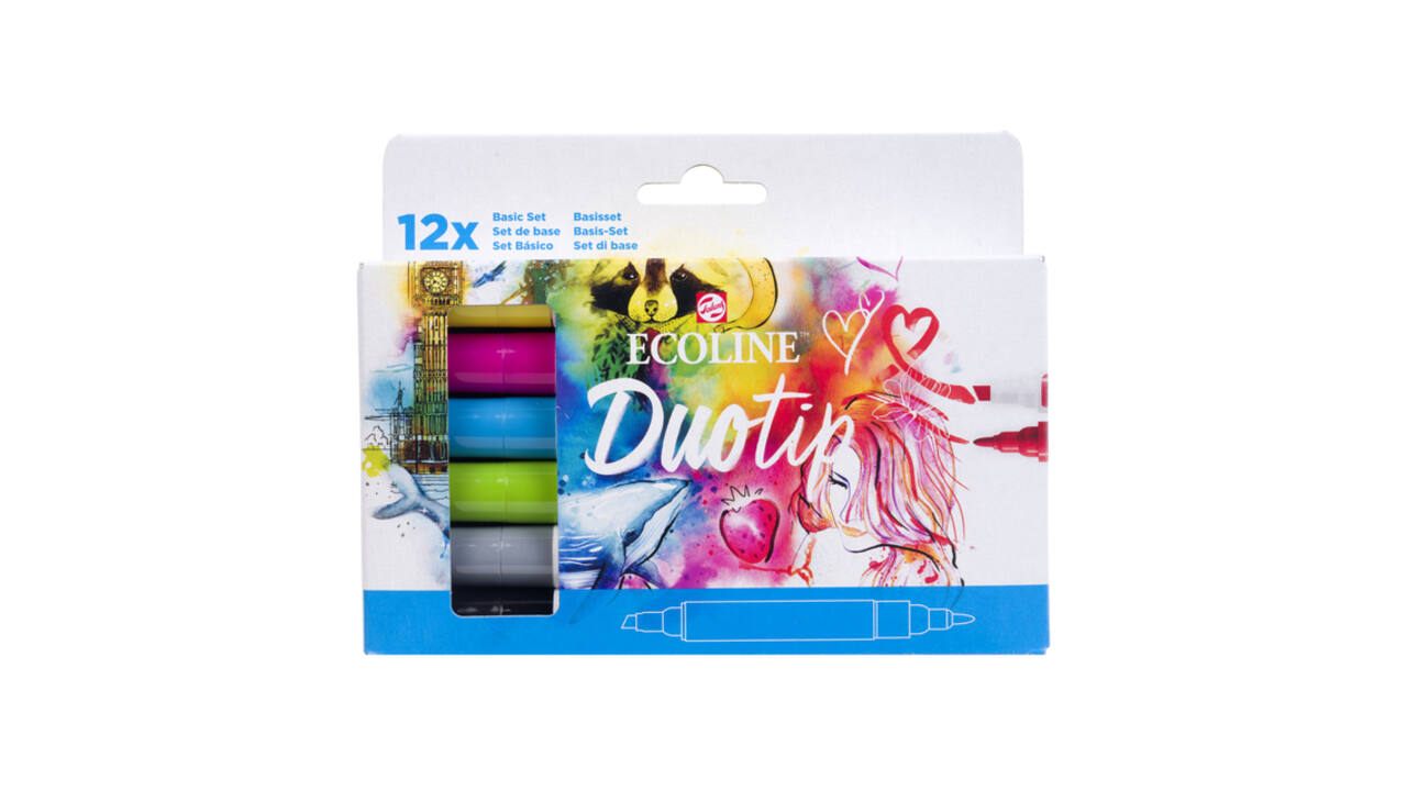 Duotip Talens Ecoline set à 12 stuks basis