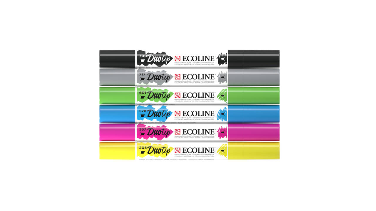 Duotip Talens Ecoline set à 6 stuks basis