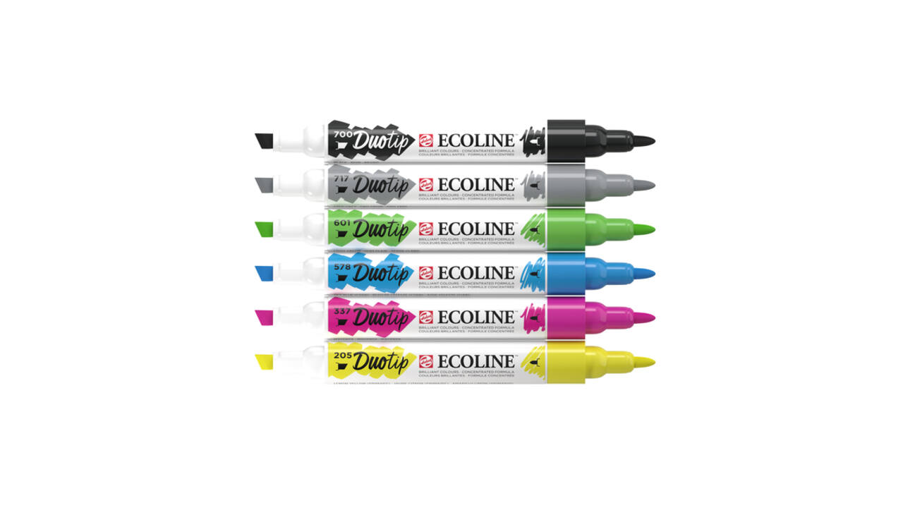 Duotip Talens Ecoline set à 6 stuks basis
