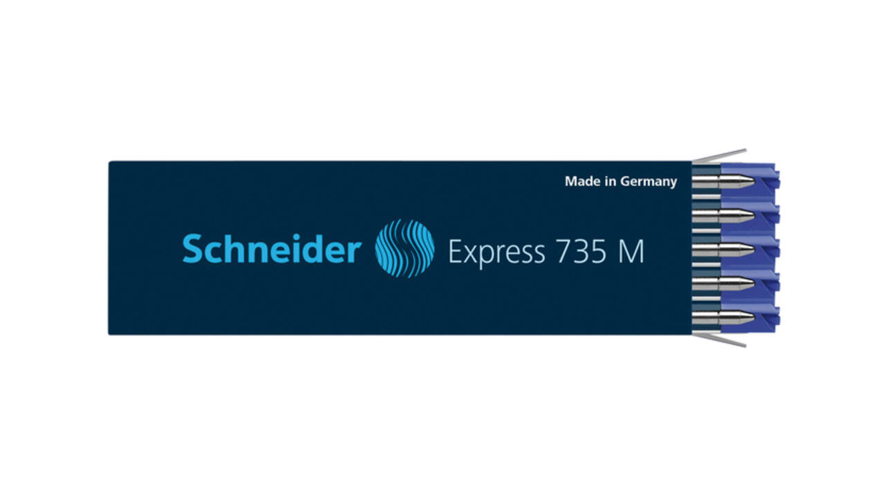 Balpenvulling Schneider Express 735 medium blauw