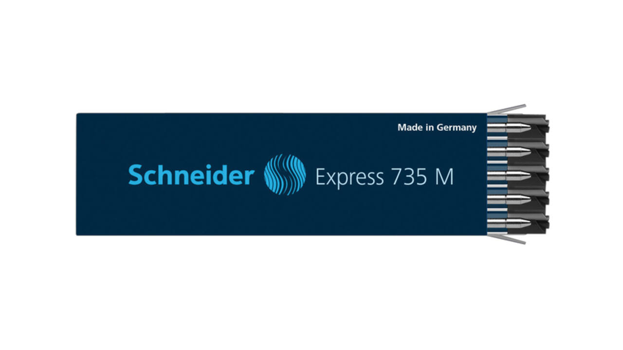 Balpenvulling Schneider 735 Express medium zwart