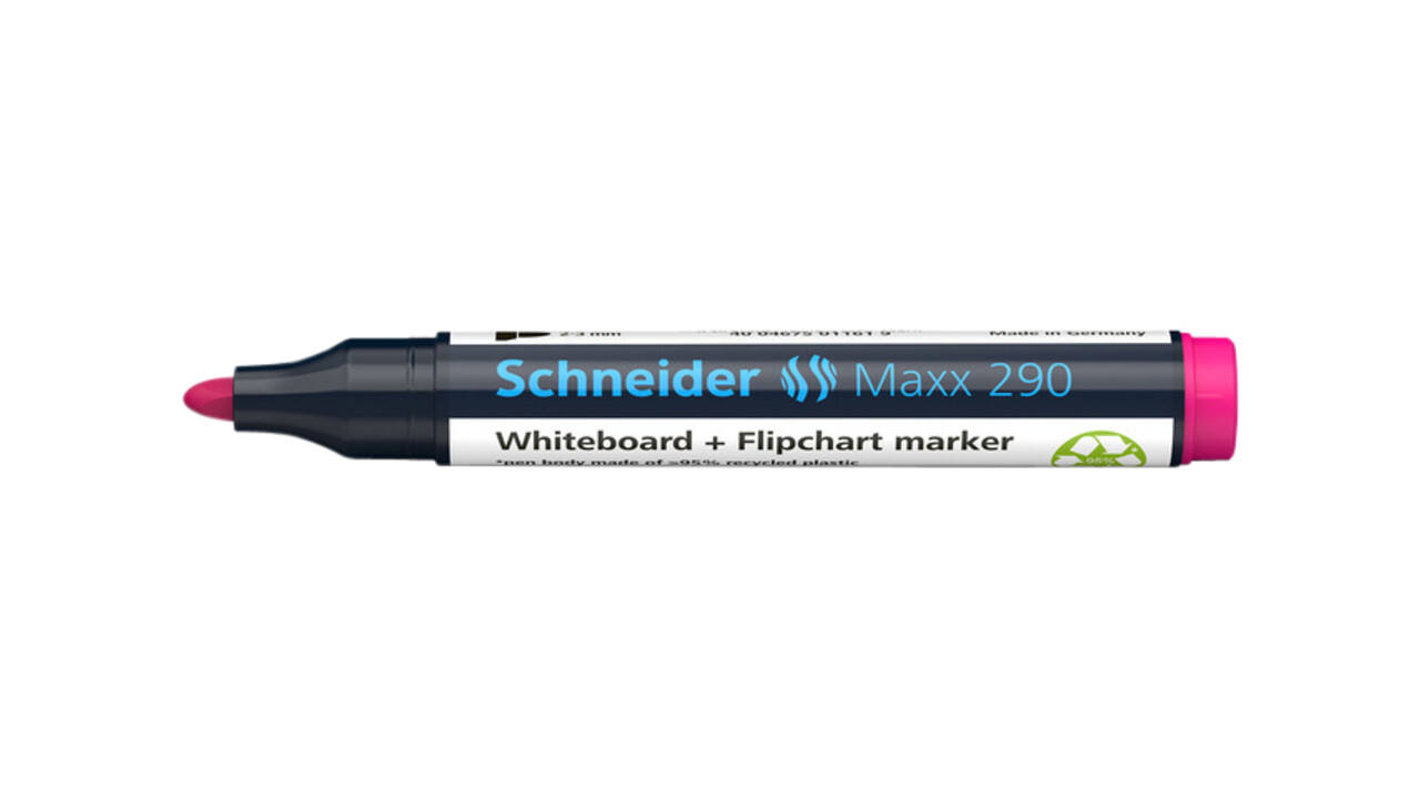 Whiteboardmarker Schneider Maxx 290 rond 2-3mm ass doos à 5+1 gratis