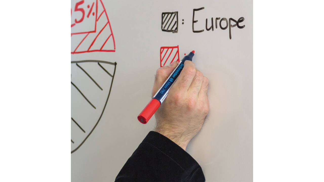 Whiteboardmarker Schneider Maxx 290 rond 2-3mm ass doos à 5+1 gratis