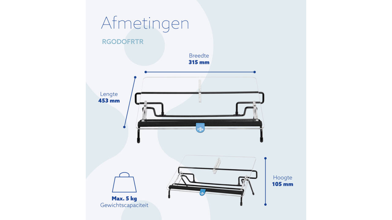 Documenthouder R-Go Flex Read Verstelbaar