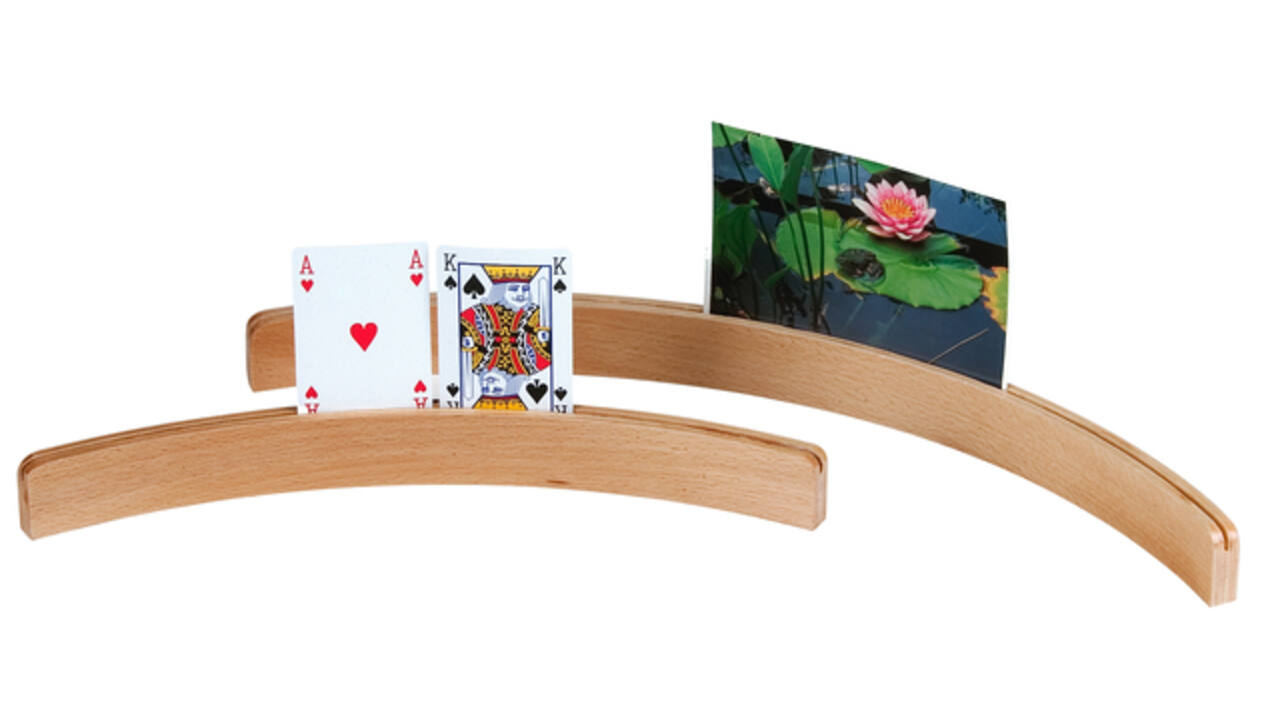 Kaarthouder hout middel 35 cm