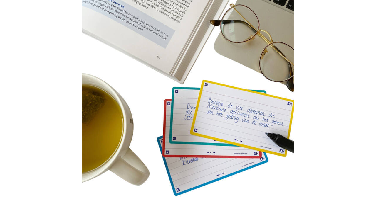 Flashcard Oxford 2.0 75x125mm 80 vel 250gr lijn assorti