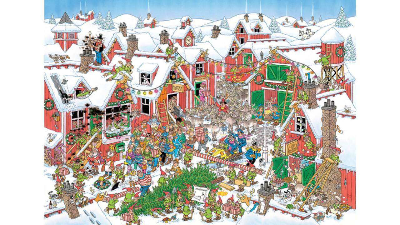 Puzzel Jan van Haasteren Santa's Village 1000 stukjes