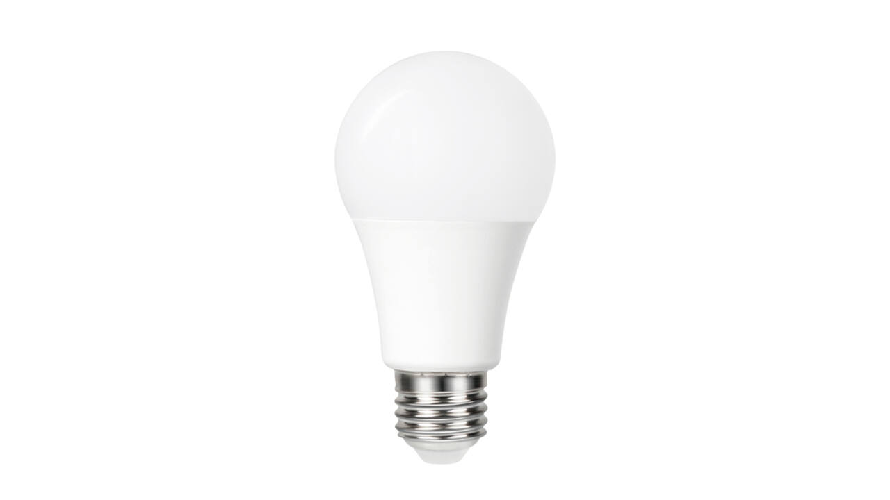 Ledlamp Integral E27 5000K koel wit 4.8W 470lumen dag/nacht sensor