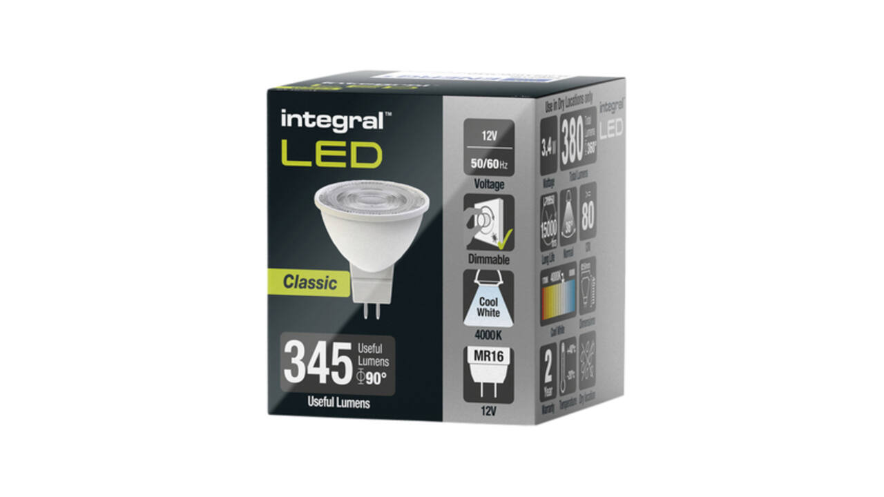 Ledlamp Integral MR16 4000K koel wit 4.6W 420lumen