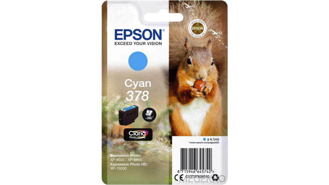 Inktcartridge Epson 378 T3782 blauw