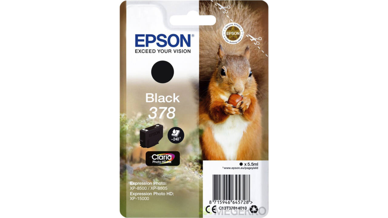Inktcartridge Epson 378 T3781 zwart