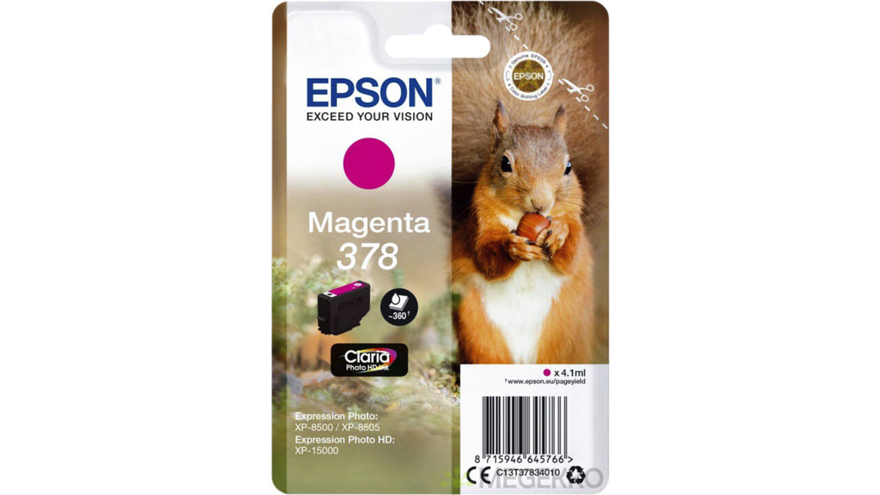 Inktcartridge Epson 378 T3783 rood