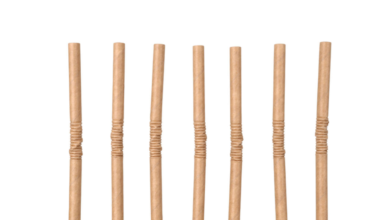 Drinkrietje IEZZY karton buigbaar Ø 6x240mm 100% fair 200 stuks bruin