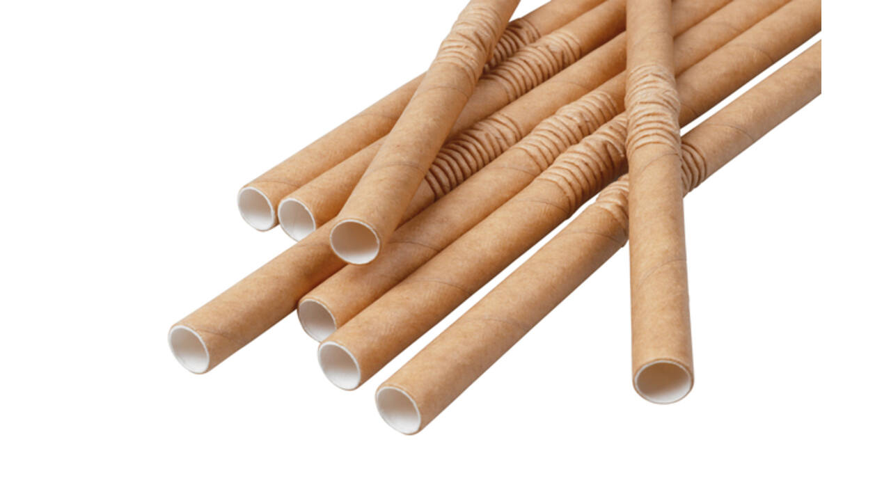 Drinkrietje IEZZY karton buigbaar Ø 6x240mm 100% fair 200 stuks bruin