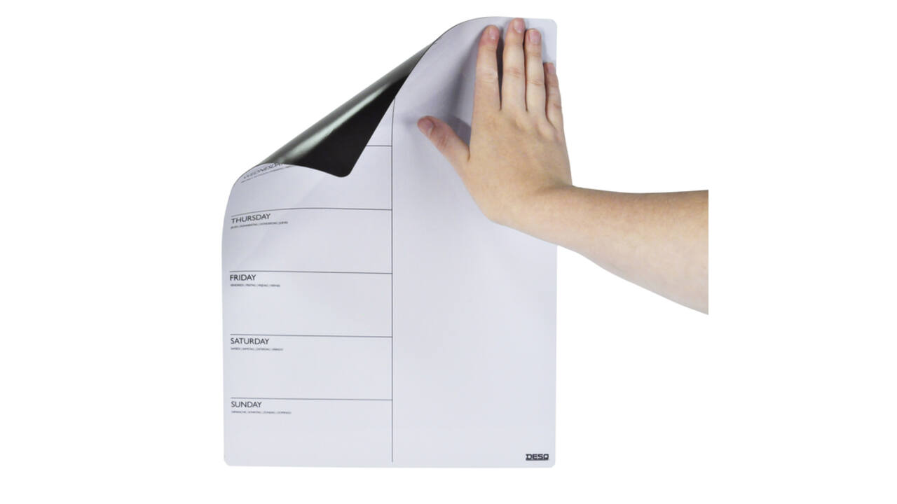 Magnetische planner Desq week 40x30cm magnetisch