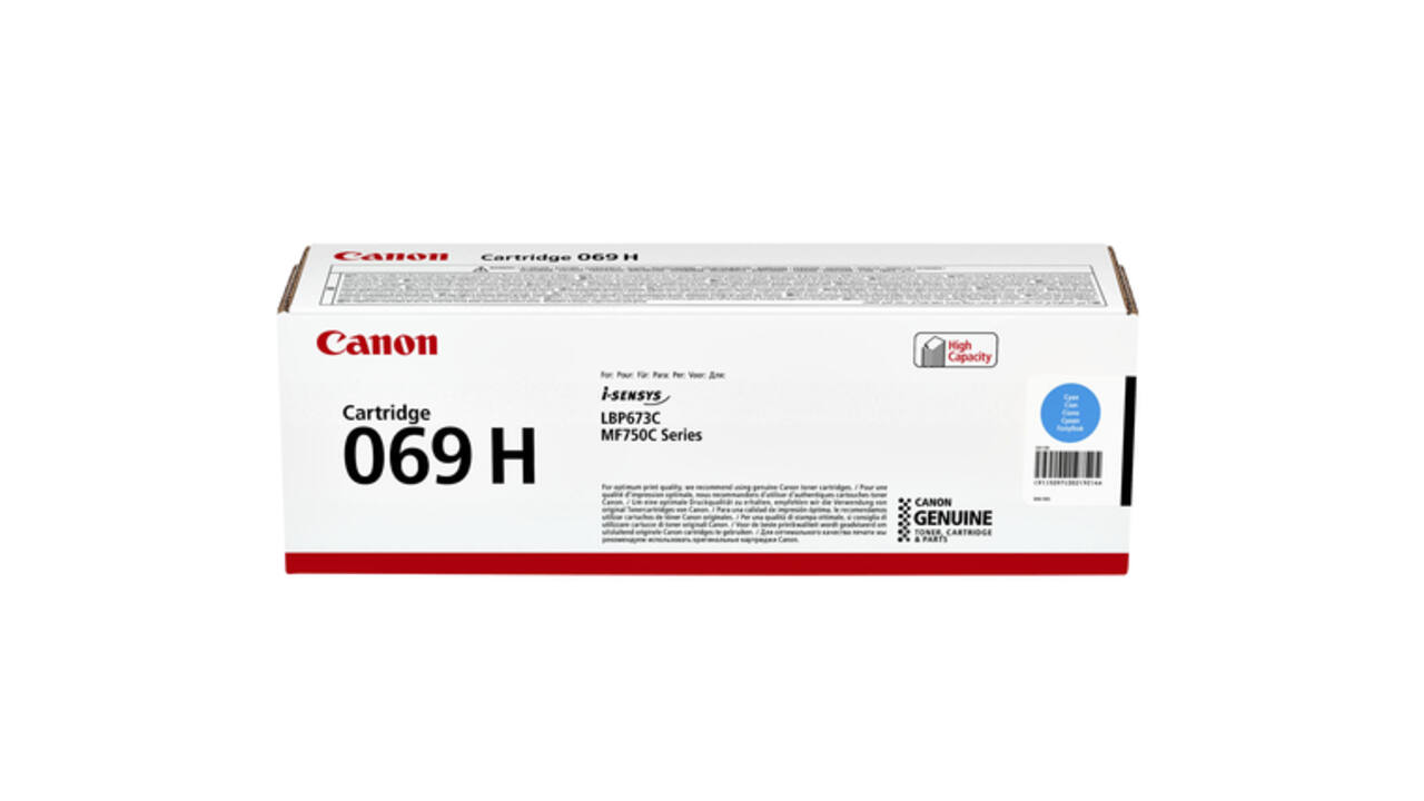 Tonercartridge Canon 069H blauw