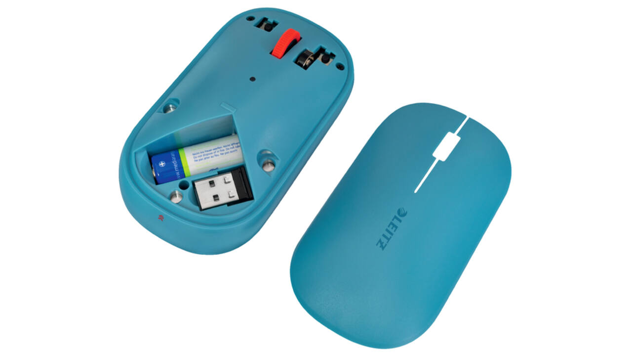 Draadloos muis Leitz Cosy blauw