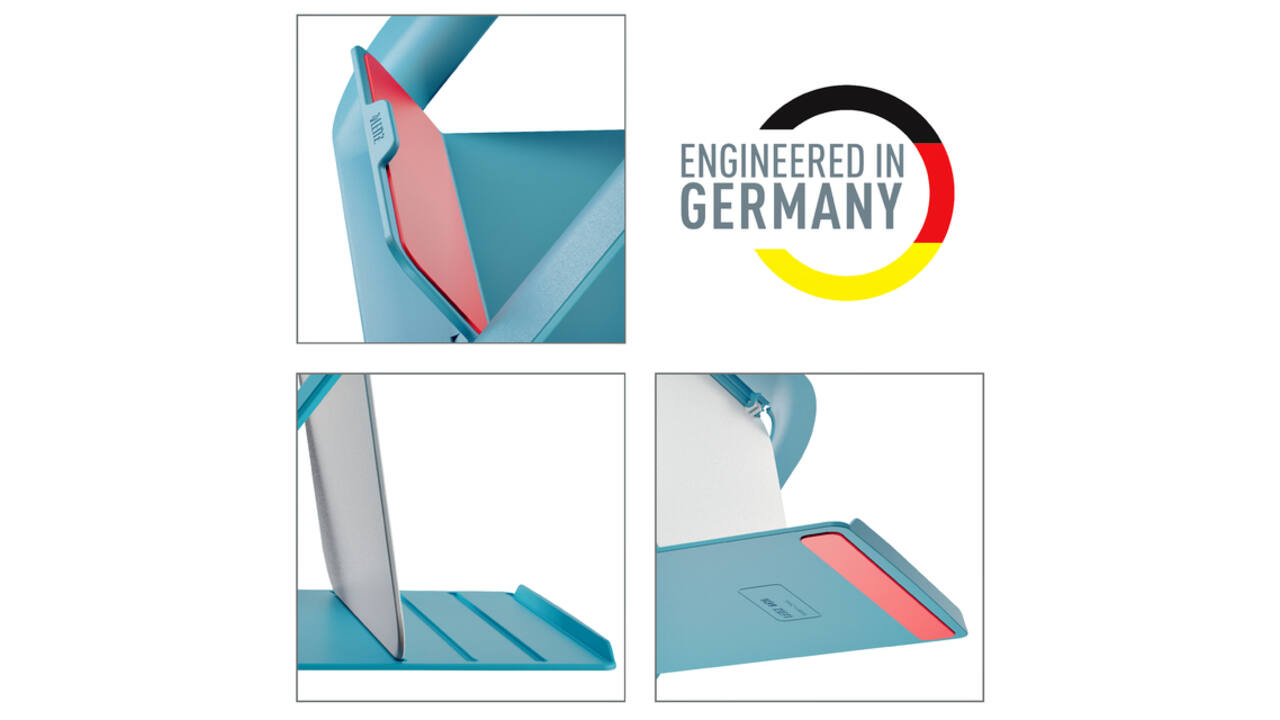 Laptopstandaard Leitz Ergo Cosy verstelbaar recyled blauw