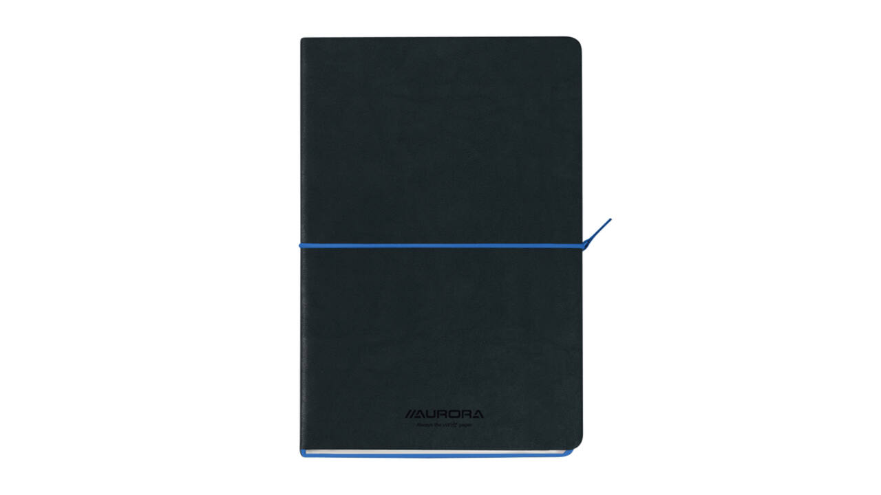 Notitieboek Aurora Tesoro A5 192blz lijn 80gr blauw