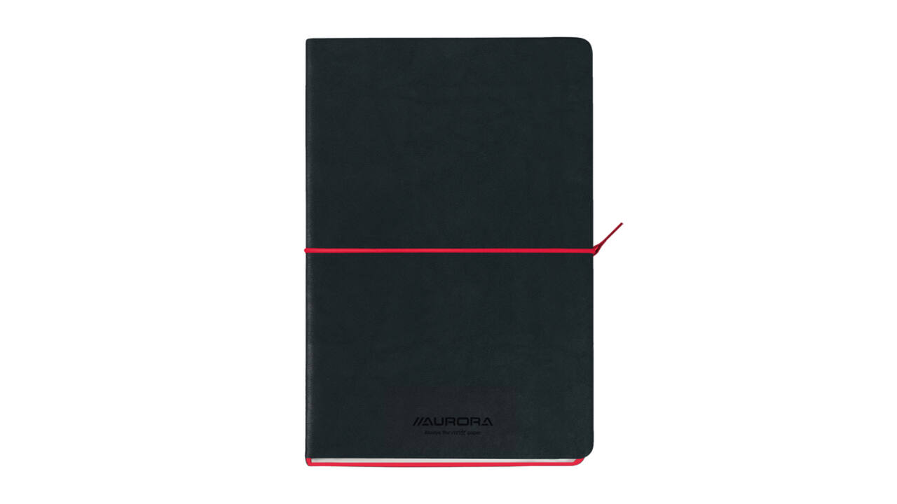 Notitieboek Aurora Tesoro A5 192blz lijn 80gr rood