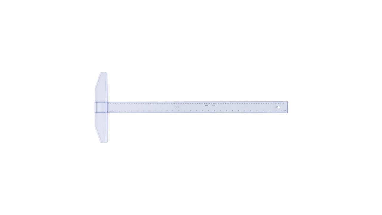 Tekenhaak Aristo GeoCollege 75cm transparant