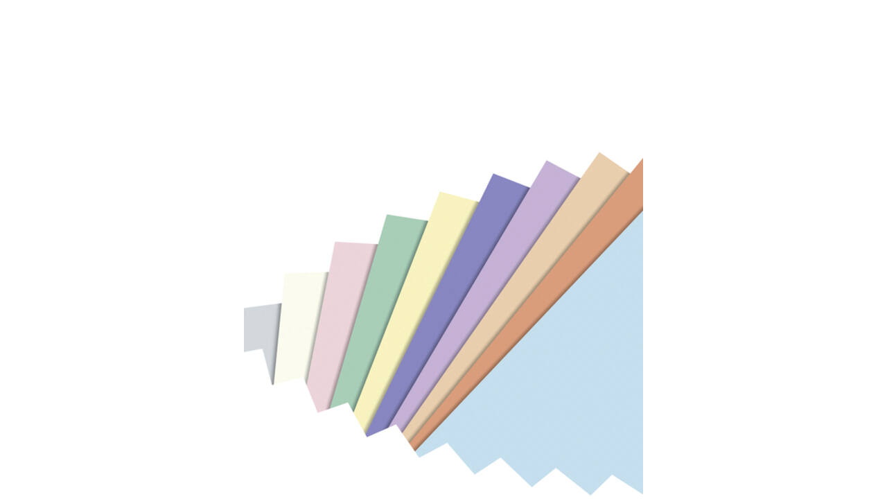 Knutselpapier Folia A4 100vel 25 kleuren