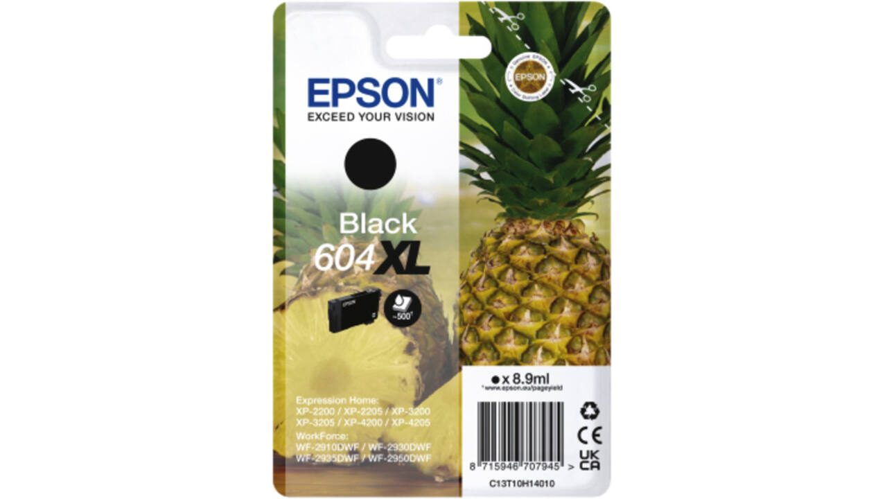 Inktcartridge Epson 604XL T10H14 zwart