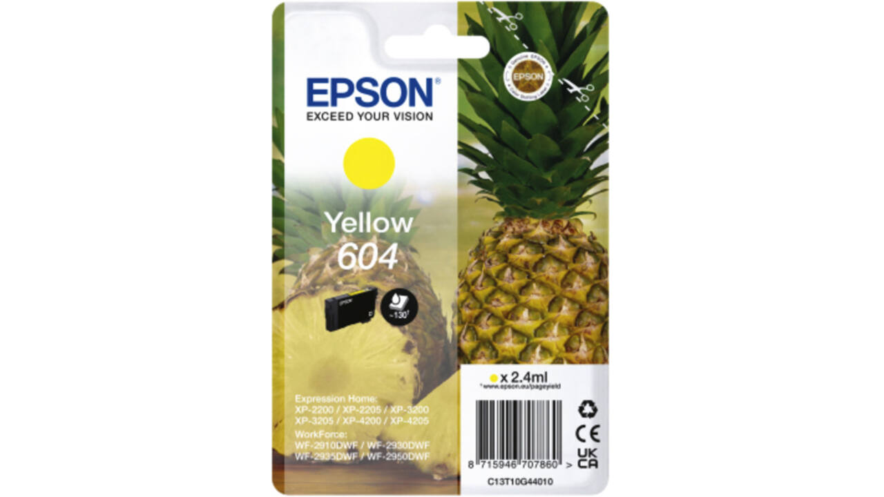 Inktcartridge Epson 604 T10G44 geel