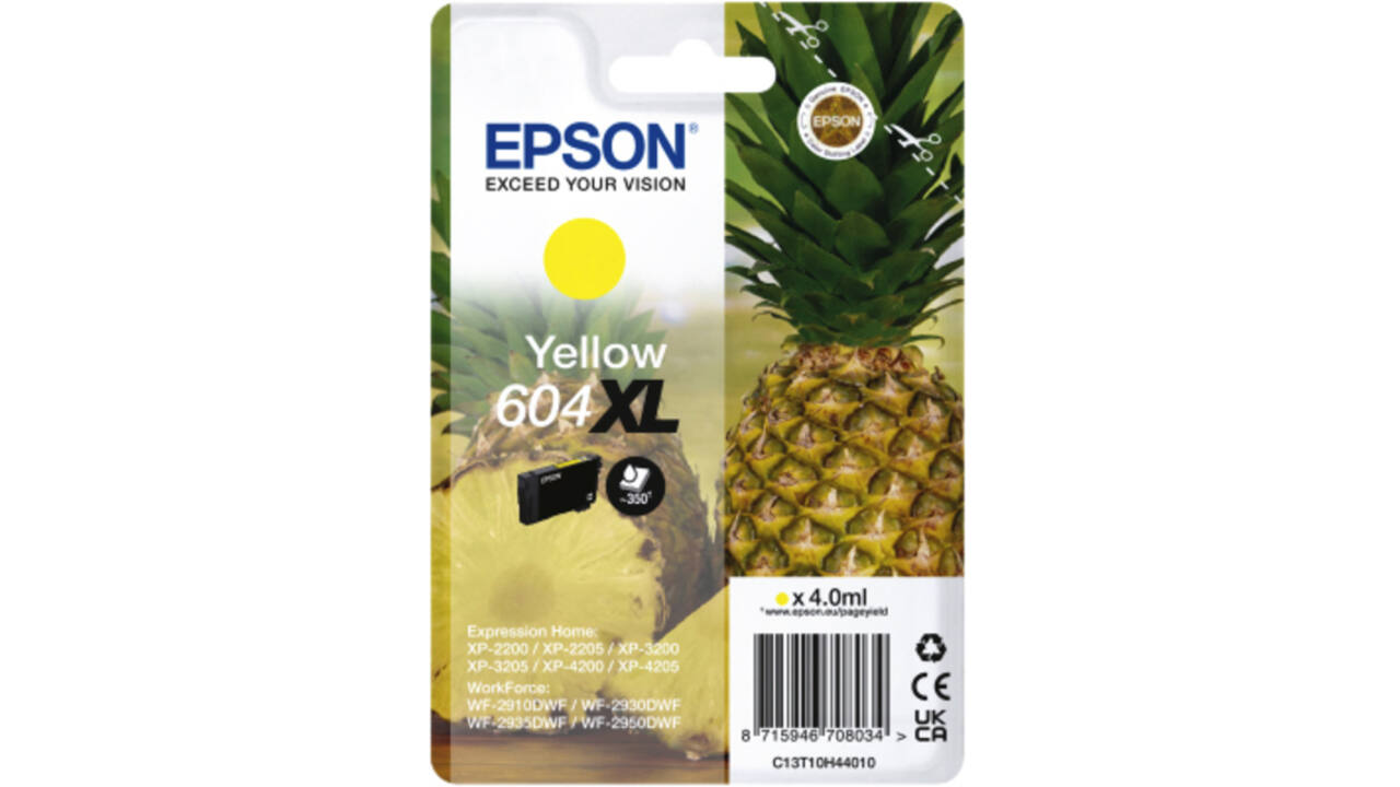 Inktcartridge Epson 604XL T10H44 geel