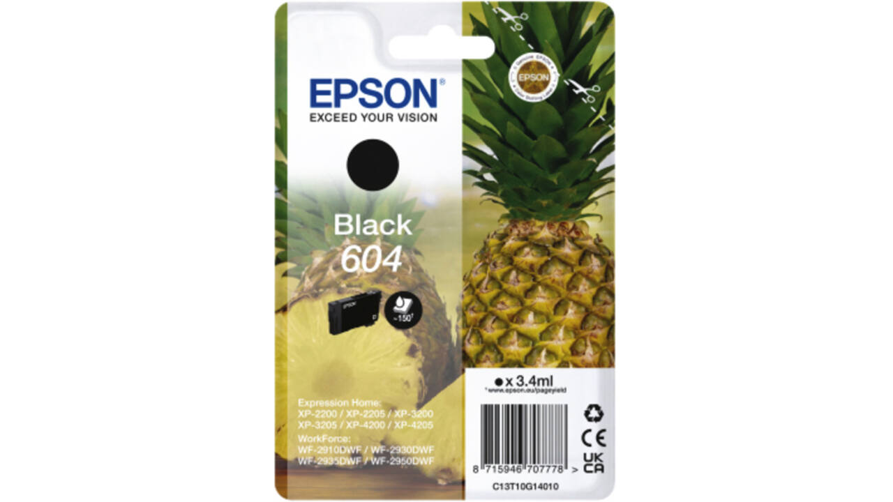 Inktcartridge Epson 604 T10G14 zwart