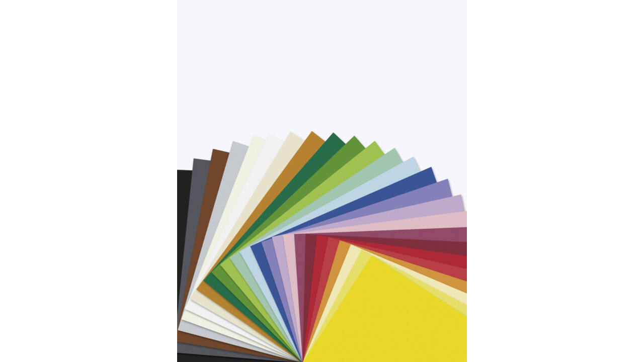 Fotokartonblok Folia 300gr 24x34cm 25vel jumbo assorti