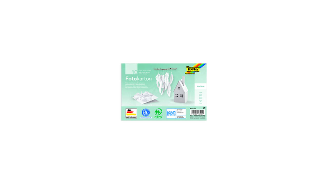 Fotokarton Folia 300gr 50x70cm 00 wit