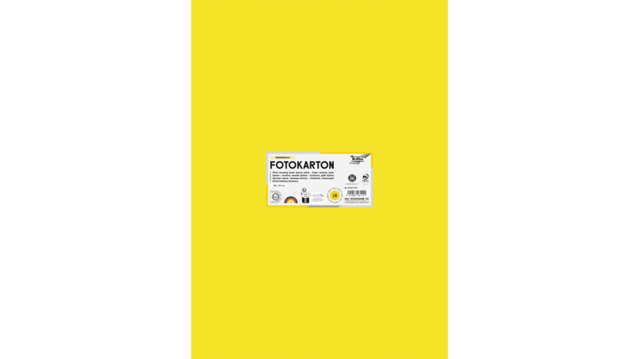 Fotokarton Folia 300gr 50x70cm 14 banaangeel