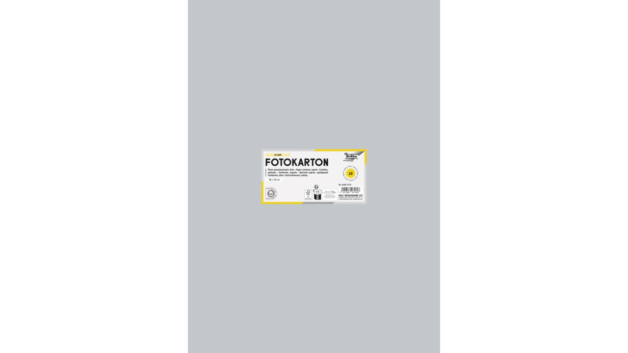 Fotokarton Folia 300gr 50x70cm 60 zilver
