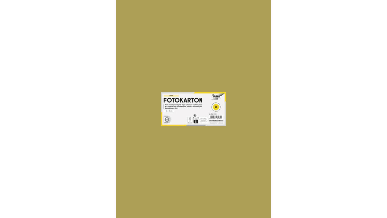 Fotokarton Folia 300gr 50x70cm 65 goud