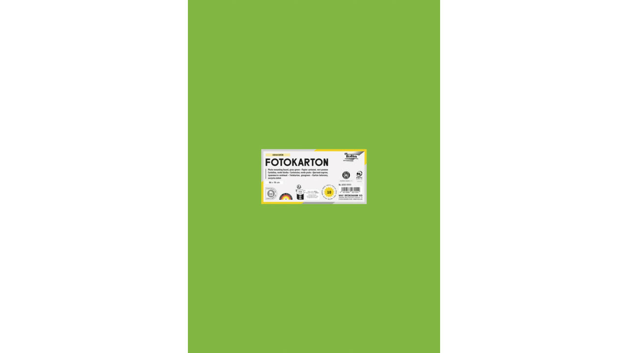 Fotokarton Folia 300gr 50x70cm 55 grasgroen