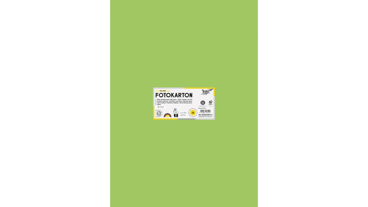 Fotokarton Folia 300gr 50x70cm 51 lichtgroen