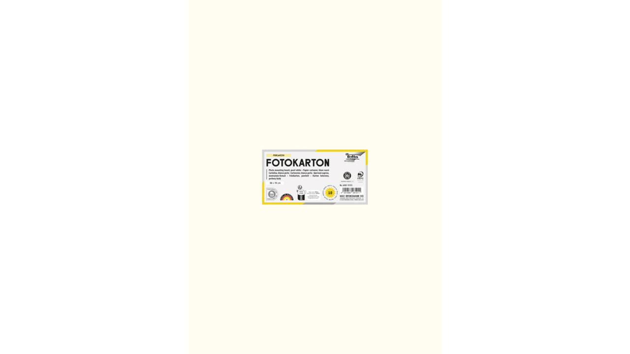 Fotokarton Folia 300gr 50x70cm 01 parelwit