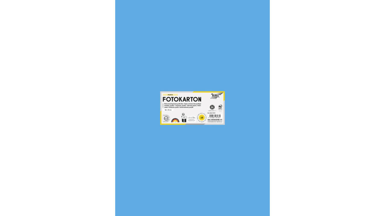 Fotokarton Folia 300gr 50x70cm 33 oceaanblauw